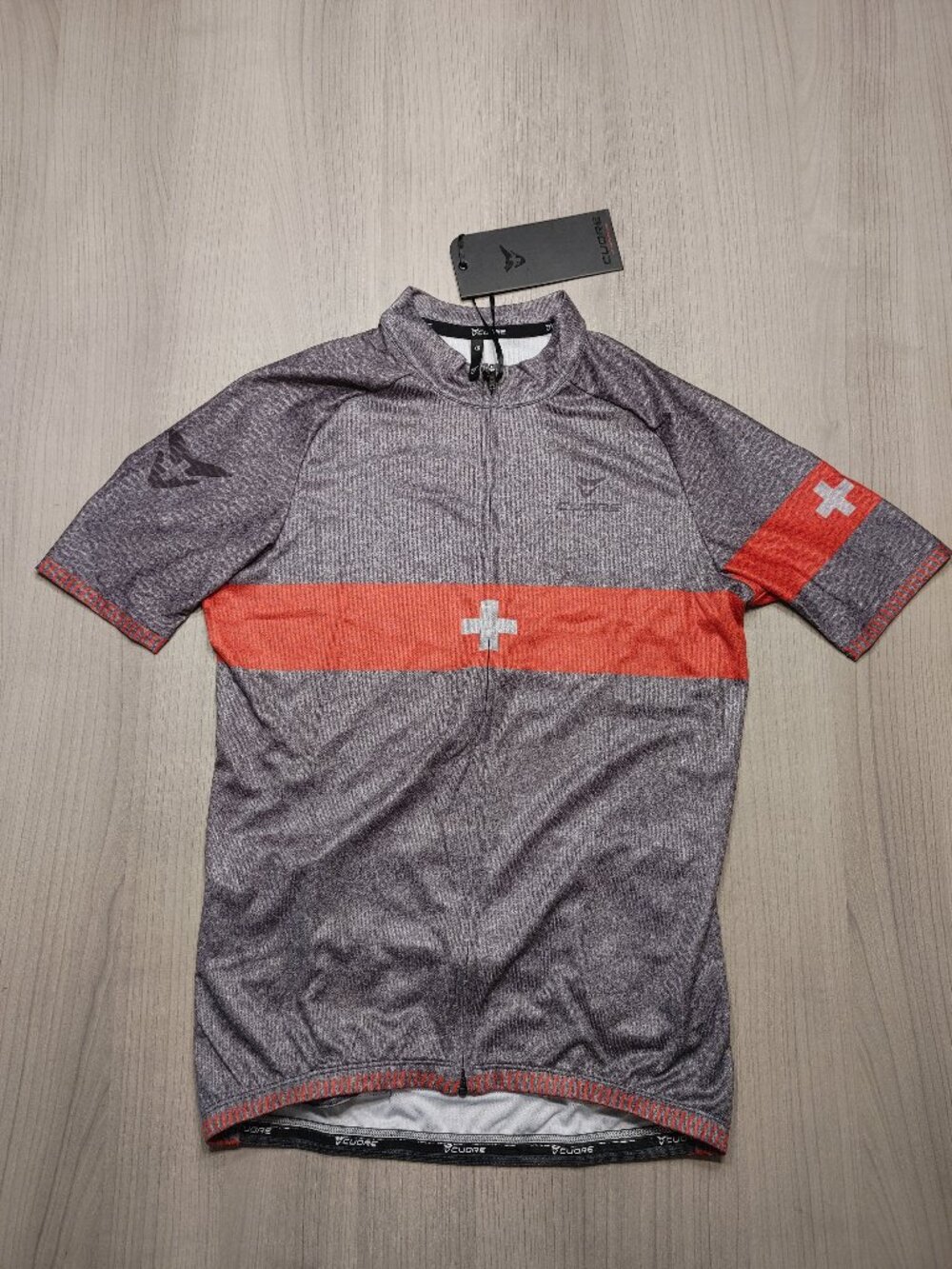 Men's Cuore Bronze SWISS Cycling Jersey Size XS